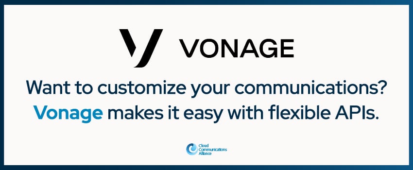 Want to customize your communications? Vonage makes it easy with flexible APIs.
