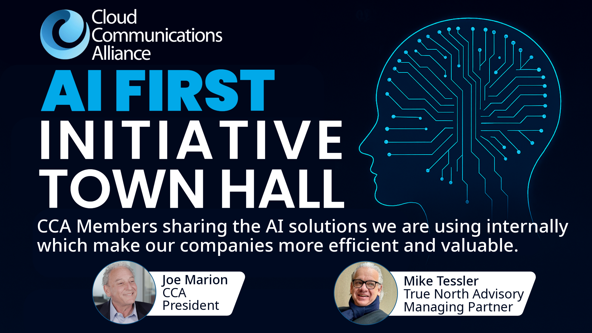 The AI First Initiative Town Hall Series