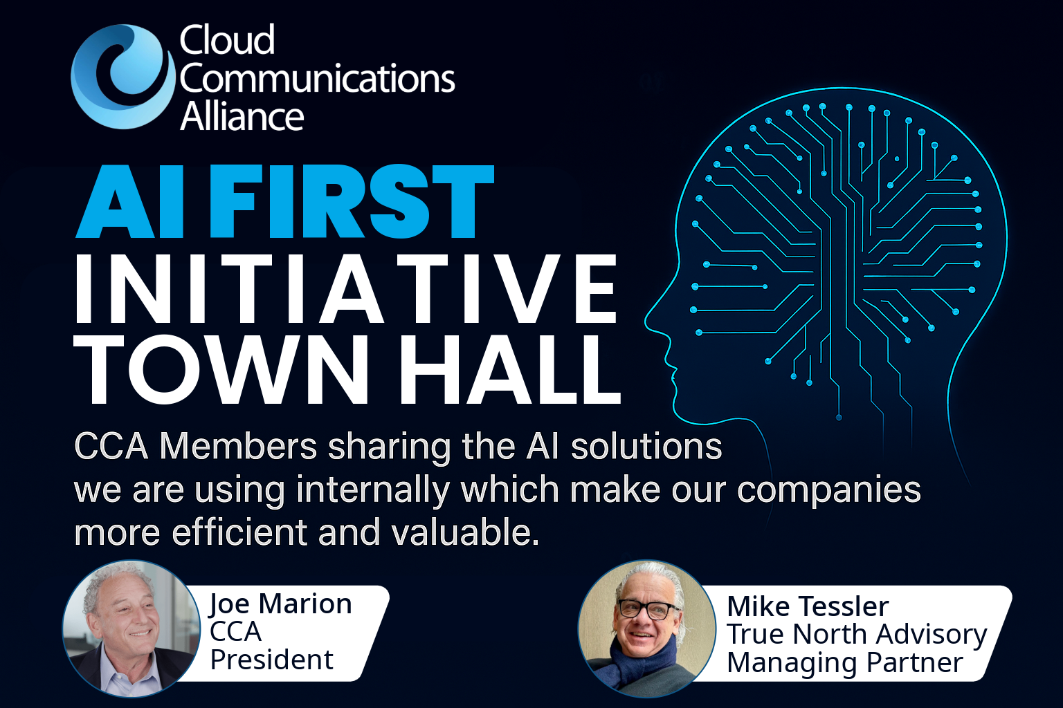 AI First Initiative Town Hall Graphic AI First Initiative Town Hall Graphic