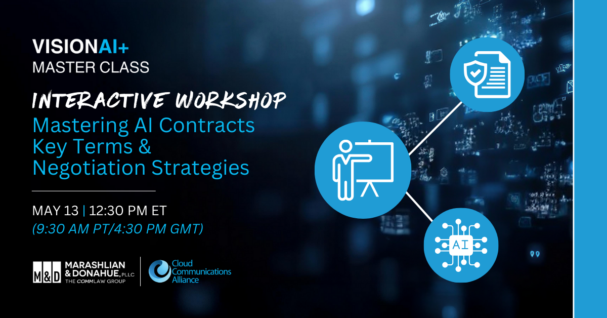 VisionAI+ Workshop: Mastering AI Contracts – Key Terms & Negotiation Strategies