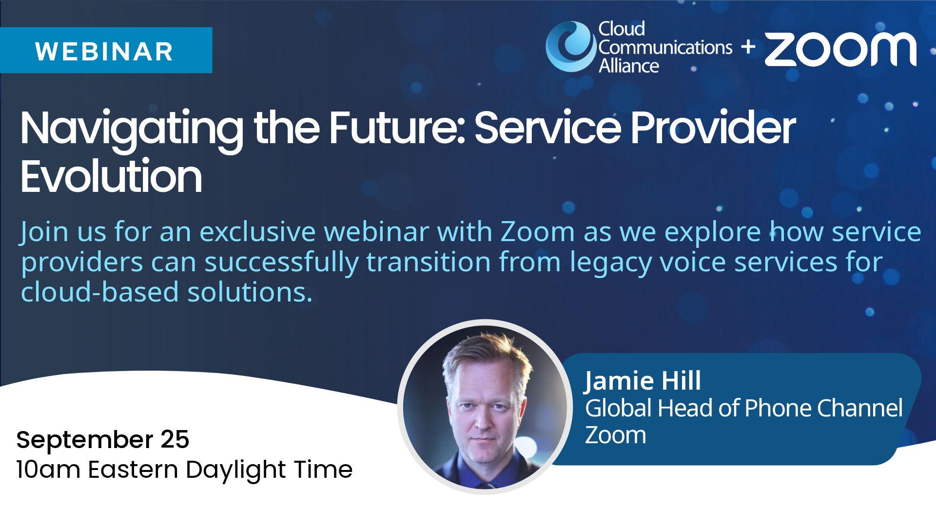 Zoom Webinar: Navigating the Future: Service Provider Evolution