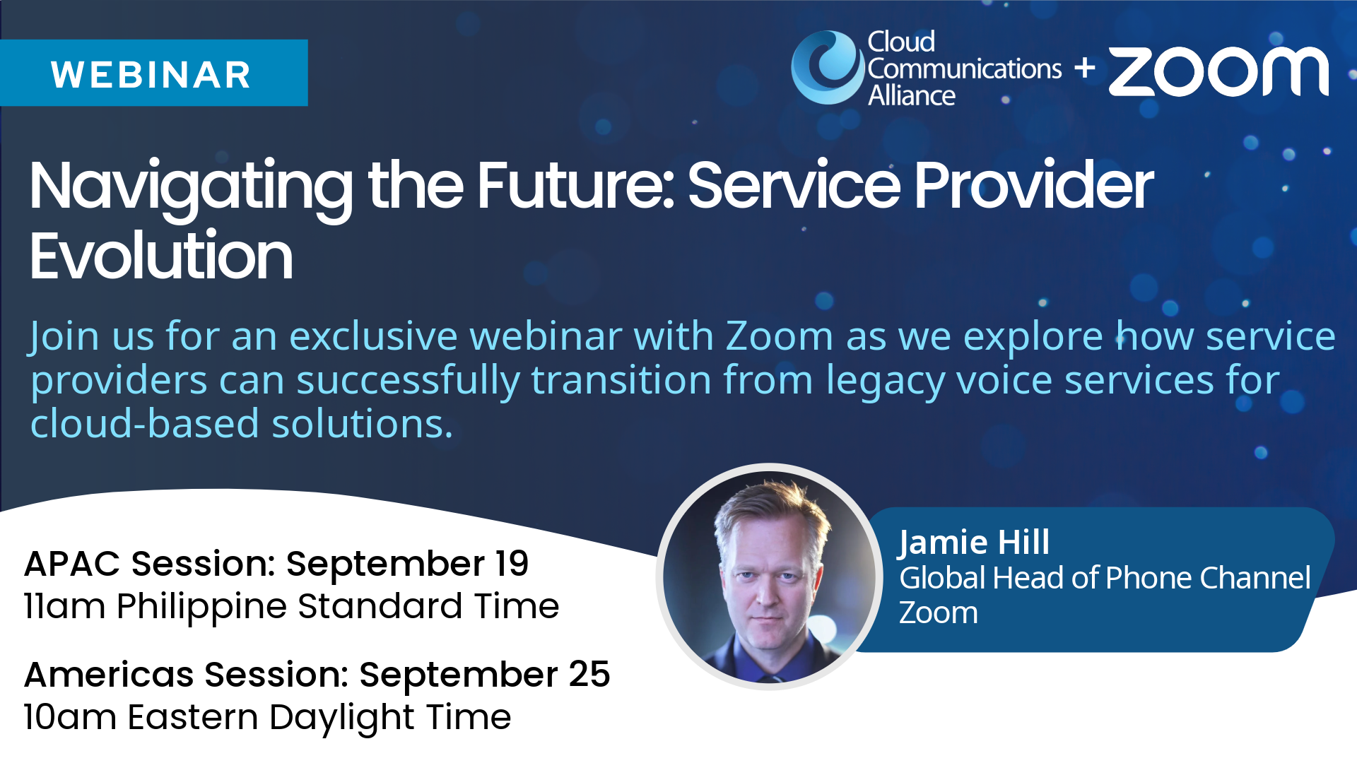 Zoom Webinar: Navigating the Future: Service Provider Evolution