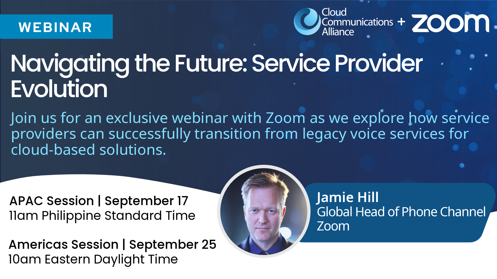 Zoom Webinar: Navigating the Future: Service Provider Evolution